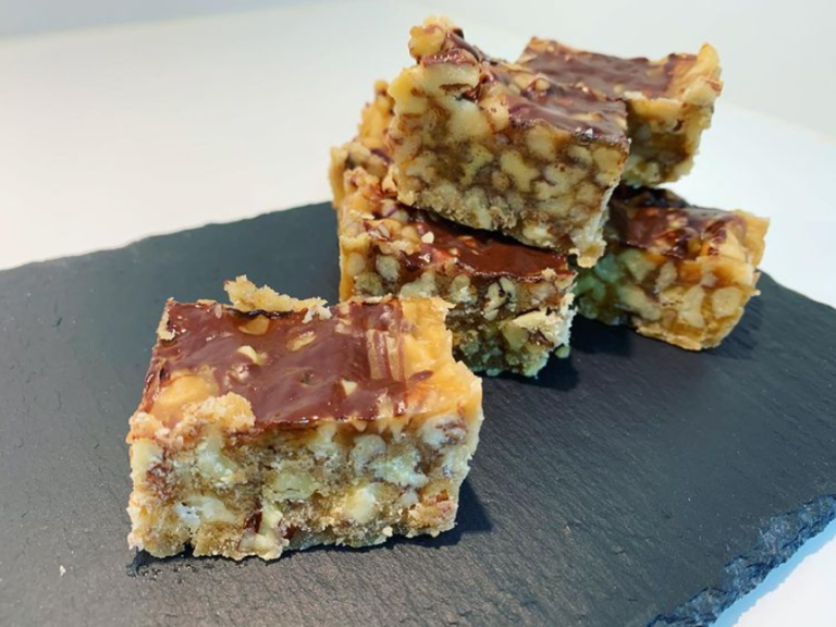 Keto Caramel Nut Bars intro