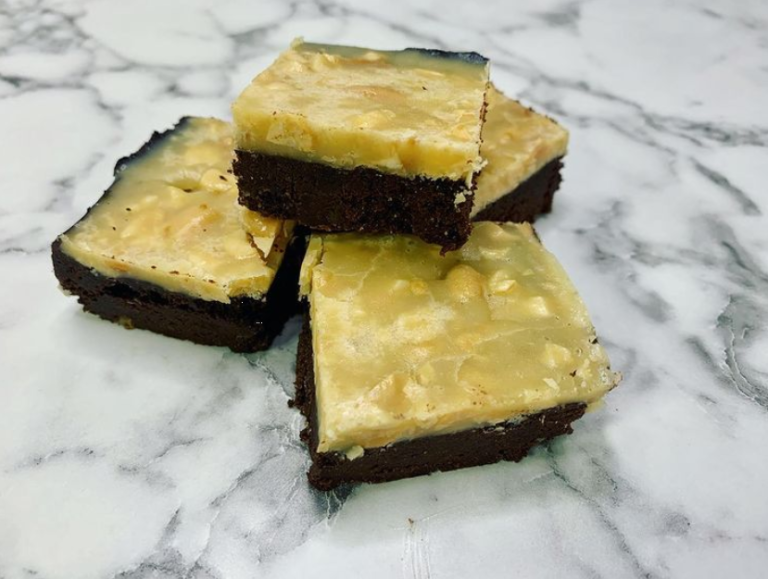 Brownie with Peanut Caramel